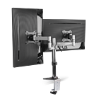 Productafbeelding LogiLink Desk Mount Dual 13"-27" Aluminium