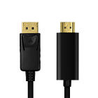 Productafbeelding LogiLink DisplayPort 1.2 --> HDMI  2.00m 4K/30 Hz