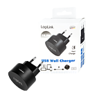 Productafbeelding LogiLink 230V USB-A lader 10,5W