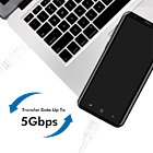 Productafbeelding LogiLink USB 3.2 Gen 1x1 Cable USB-A <--> USB-C  1.0m