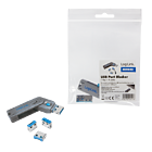 Productafbeelding LogiLink USB-A poortslot 4 stuks incl.1 sleutel