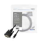Productafbeelding LogiLink USB-C 3.2 (M) --> DVI (M)