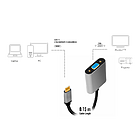 Productafbeelding LogiLink USB-C 3.2 (M) --> VGA (F)  0.15m 1080p