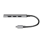 Productafbeelding LogiLink 4 Port Hub, USB-C --> 1xUSB-A 3.2 + 3xUSB-A 2.0 Passief