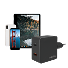 Productafbeelding LogiLink 230V 1xUSB-C 18W + 1xUSB-A 18W