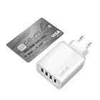 Productafbeelding LogiLink 230V 4xUSB-A lader 24W