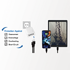 Productafbeelding LogiLink 230V 4xUSB-A lader 24W