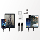 Productafbeelding LogiLink 230V 4xUSB-A lader 24W