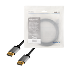 Productafbeelding LogiLink DisplayPort 1.2  3.00m 4K/60Hz Aluminium