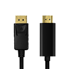Productafbeelding LogiLink DisplayPort 1.2 --> HDMI  1.00m 4K/30Hz