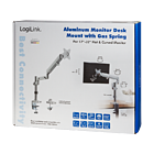 Productafbeelding LogiLink Desk Mount Enkel 13"-27" Curved Aluminium gasveer