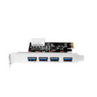 Productafbeelding LogiLink PCIExpress to 4x USB 3.0