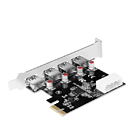 Productafbeelding LogiLink PCIExpress to 4x USB 3.0