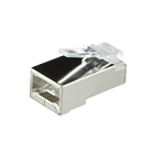 Productafbeelding LogiLink Patchstekker RJ45 Cat6 Shielded 10st. met trekontlasting