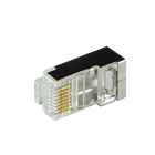Productafbeelding LogiLink Patchstekker RJ45 Cat6 Shielded 10st. met trekontlasting