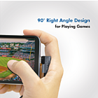 Productafbeelding LogiLink USB-C 2.0 (M) 90&deg; <--> USB-C (M)  3.0m