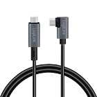 Productafbeelding LogiLink USB-C 2.0 (M) 90&deg; <--> USB-C (M)  2.0m