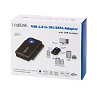 Productafbeelding LogiLink USB-A 3.0 (M) --> IDE en SATA (F) Adapter