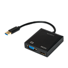 Productafbeelding LogiLink USB 3.0 (M) --> HDMI (F) Adapter / VGA (F)