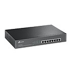 Productafbeelding TP-Link 1U 13" Switch 8xRJ45 1G,126W PoE+,unmanaged - TL-SG1008MP
