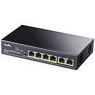 Productafbeelding Cudy Switch 6xRJ4 100Mbps,60W PoE+,unmanaged - FS1006P