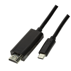 Productafbeelding LogiLink USB-C 3.2 (M) --> HDMI 2.0 (M)