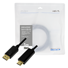 Productafbeelding LogiLink DisplayPort 1.2 --> HDMI  2.00m 4K/30 Hz