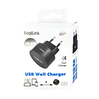 Productafbeelding LogiLink 230V USB-A lader 10,5W