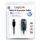 Productafbeelding LogiLink USB 3.0 A --> A  5.0 m Verlenging + versterker