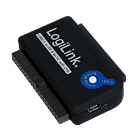 Productafbeelding LogiLink Converter USB 2.0 - SATA/IDE 2,5" en 3,5"