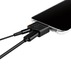 Productafbeelding LogiLink Audio Adapter USB-C --> 3,5 mini jack + USB-C