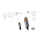 Productafbeelding LogiLink USB 3.2 Gen1 C --> DP  1.80m 4K