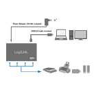 Productafbeelding LogiLink 4 Port Hub, USB-A 3.0 actief