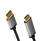 Productafbeelding LogiLink DisplayPort 1.2 --> HDMI  2.00m 4K/60Hz