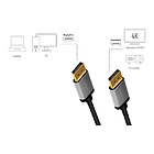 Productafbeelding LogiLink DisplayPort 1.2 --> DisplayPort  1.00m 4K/60Hz
