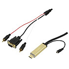 Productafbeelding LogiLink HDMI --> VGA / Audio / USB2.0  2.00m