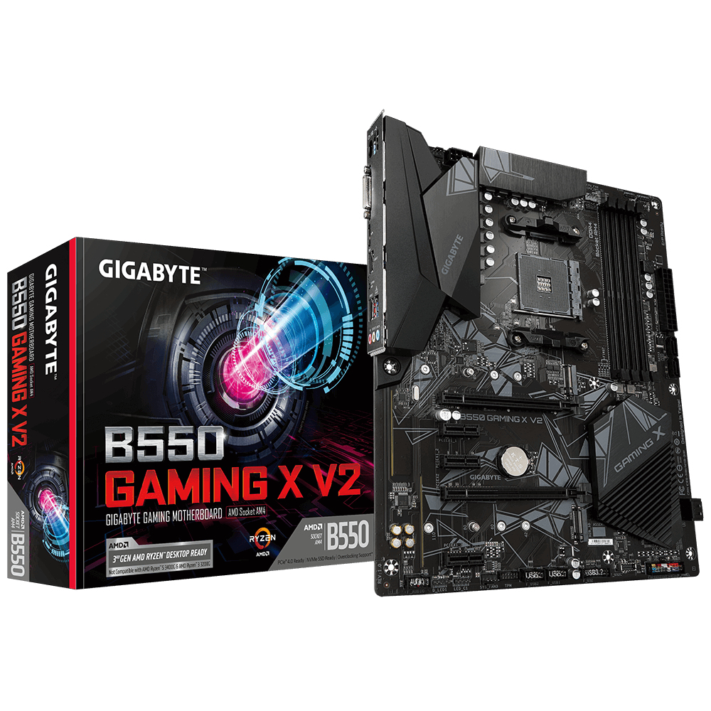 Материнская плата gigabyte b550 gaming x v2 подключение