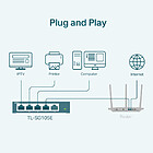 Productafbeelding TP-Link TL-SG105E - Metalen behuizing
