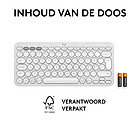 Productafbeelding Logitech Pebble Keys 2 K380s Wit