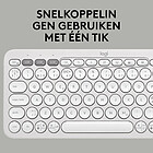 Productafbeelding Logitech Pebble Keys 2 K380s Wit