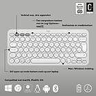 Productafbeelding Logitech Pebble Keys 2 K380s Wit