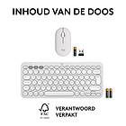 Productafbeelding Logitech Wireless Desktop Pebble 2 Combo Wit