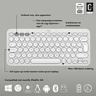 Productafbeelding Logitech Wireless Desktop Pebble 2 Combo Wit