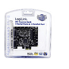 Productafbeelding LogiLink PCIExpress to 1x Parallelle poort en 2x Seriele poort