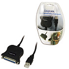 Productafbeelding LogiLink USB --> Parallel 25-pin D-SUB Adapter