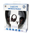 Productafbeelding LogiLink Stereo Headset met Microphone USB versie