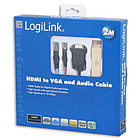 Productafbeelding LogiLink HDMI --> VGA / Audio / USB2.0  2.00m