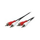 Productafbeelding LogiLink Audio 2x cinch 2.50m